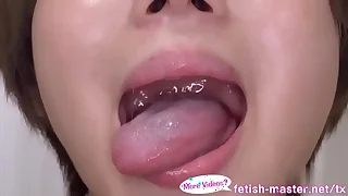 Japanese Asian Tongue Spit Prospect Nose Licking Sucking Kissing Handjob charm - More to hand fetish-master.net